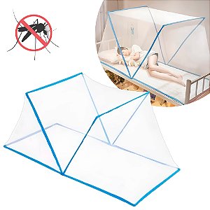 Mosquiteiro Cama Solteiro Tenda Portátil Dobrável Prática