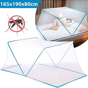 Mosquiteiro Cama Casal Queen Tenda Portátil Dobrável Prática
