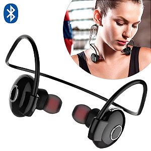 Fone De Ouvido Bluetooth Gancho Orelha Não Cai Sem Fio KD903