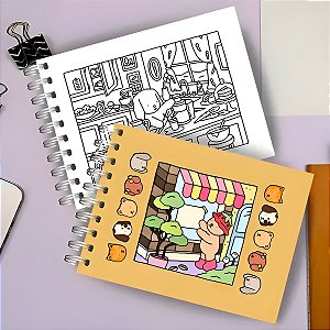 Livrinho para Pintar Capa Dura Diversão