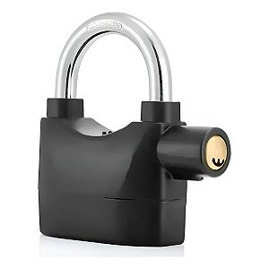 Cadeado Alarme Anti Furto Sensor Sonoro Resistente
