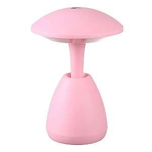 Mini Luminária Abajur Mesa Escritório Quarto Cogumelo