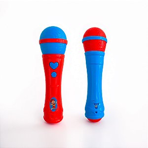 Brinquedo Microfone Infantil Som Voz Diversão Karaokê