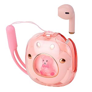 Fone Sem Fio Bluetooth Ursinhos Música Smart Touch