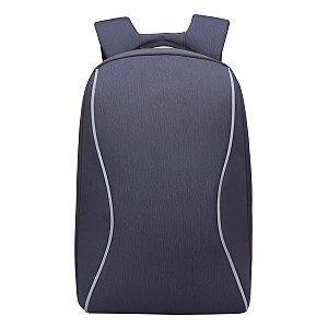 Mochila Anti Furto Impermeável Notebook Reforçada Cinza
