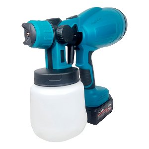 Pulverizador Spray Pistola de Tinta Regulável Azul