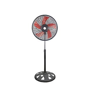 Ventilador Turbo Pedestal Regulável 5 Pás Quarto Sala