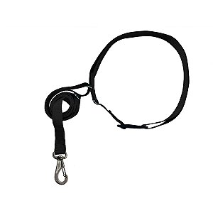 Guia Coleira Regulável Mãos Livres Passeio Corrida Pet