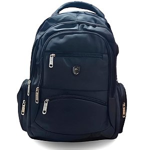 Mochila Masculina Feminina Impermeável Espaçosa Preta
