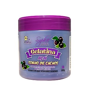 Gelatina Capilar Fragrância Açaí Modelador Cachos