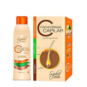 Combo Kit Cronograma Shampoo Multi Benefícios Tratamento
