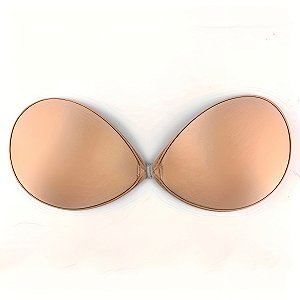 Sutiã Invisível Silicone Sem Alça Adesivo Protetor Bege