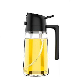 Porta Azeite Vinagre Spray Pulverizador 470ml Tempero