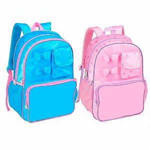 Mochila de Costas Infantil Juvenil Escolar Passeio