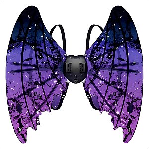 Asa Fantasia LED Festa Carnaval Halloween Borboleta