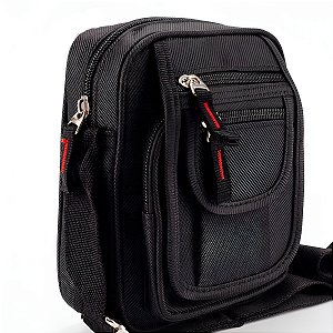 Bolsa Bag Transversal Tira Colo Alça Regulável Preta