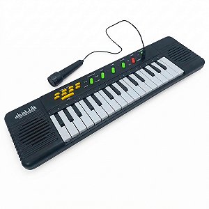 Brinquedo Teclado Musical Infantil 32 Teclas com Microfone