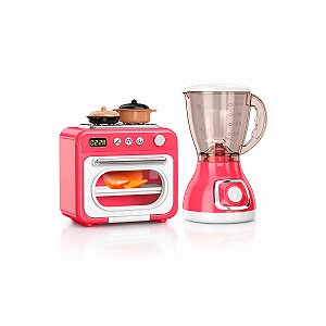 Brinquedo Mini Forno Mini Liquidificador Diversão Cozinha