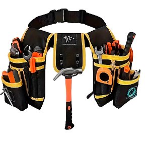 Cinto de Ferramentas 26 Compartimentos Eletricista Carpinteiro