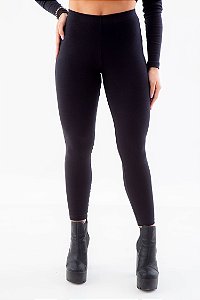 Calça Legging Ribana Fio Algodão Orgânico com Elastano Cinza Pedra - Razão  Social Moda Sustentável