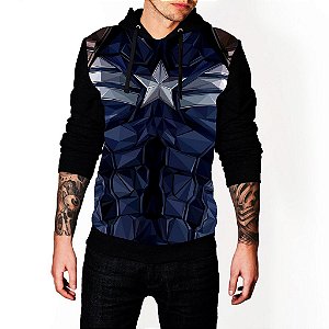 blusa de frio capitao america