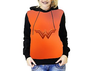 moletom feminino mulher maravilha