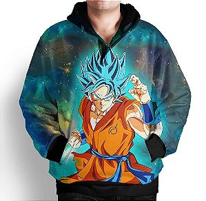 blusa de frio masculina dragon ball