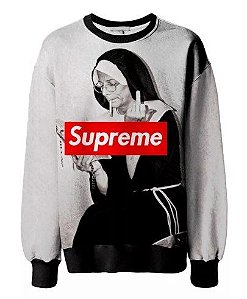 moletom feminino da supreme