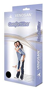 Meias Venosan Comfortline Panturrilha 20-30mmHg Curta Bege