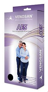 Meias Venosan AES Panturrilha 18mmHg Branco