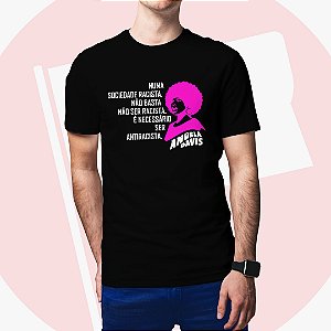 Camiseta Angela Davis É Necessário Ser