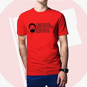 Camiseta Lula Enquanto Houver um Irmão – Vermelha