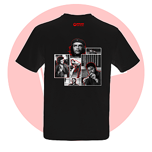 Camiseta Che Guevara O Verdadeiro Revolucionário é Guiado por um Grande Sentimento de Amor