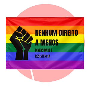 Bandeira LGBTQIA+ – Dupla face e alta qualidade
