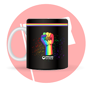 Caneca Estampada – Punho do Orgulho LGBTQIA+