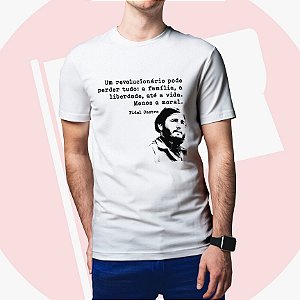 Camiseta Fidel Castro Um Revolucionário