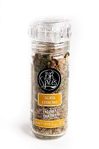 Moedor Sal Rosa e Ervas Finas 100g - Br Spices