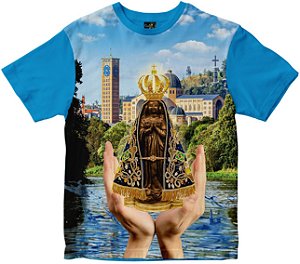 Camiseta Nossa Senhora Senhora Aparecida Rainha do Brasil