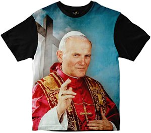 Camiseta Papa João Paulo II Rainha do Brasil