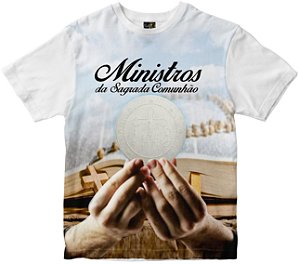 Camiseta Ministros da Eucaristia Rainha do Brasil