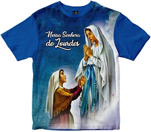 Camiseta Nossa Senhora de Lourdes Rainha do Brasil