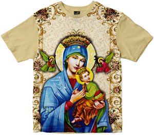 Camiseta Nossa Senhora do Perpétuo Socorro Rainha do Brasil
