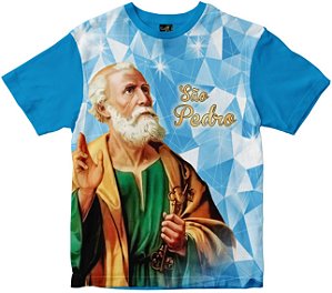 Camiseta São Pedro Rainha do Brasil - Rainha do Brasil Camisetas Religiosas