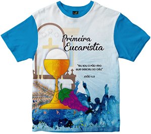 Camiseta Primeira Eucaristia Rainha do Brasil