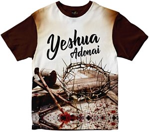 Camiseta Yeshua Adonai Rainha do Brasil