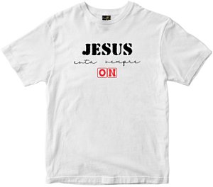 Camiseta Jesus está ON Rainha do Brasil