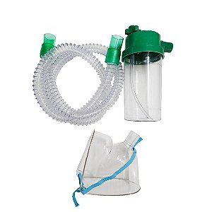 Conjunto de Nebulizador de O2 para UTI, com Copo de 500ml, Adulto da Ventcare – Unidade