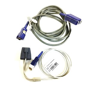 Sensor de Oximetria Adulto Reutilizável Clip com Cabo Extensor, Padrão Nellcor (Tecnologia OxiMax)