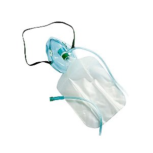 Máscara com Reservatório de Oxigênio, de Alta Concentração para Anestesia - Unidade