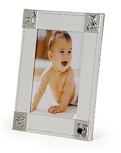 Porta Retrato Couro Sintético Modali Baby